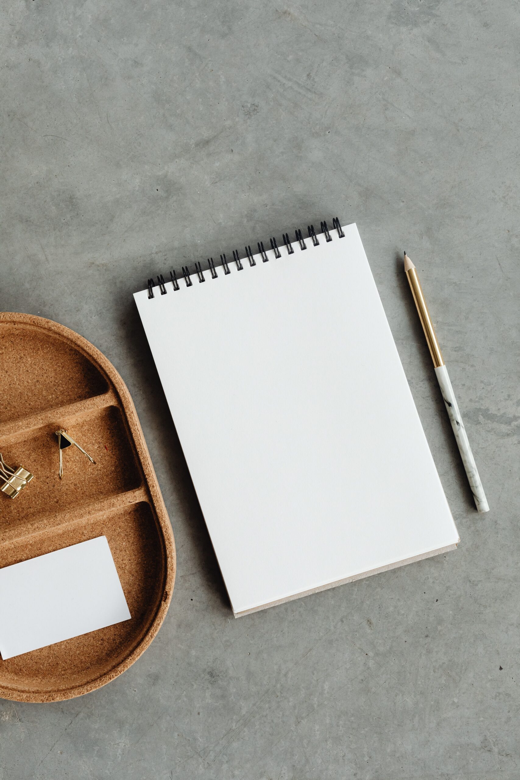 Blank clipboards arranged as a clean documentation still life